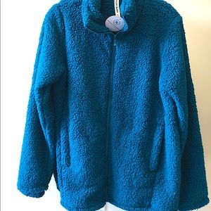 Brand new full zip Sherpa